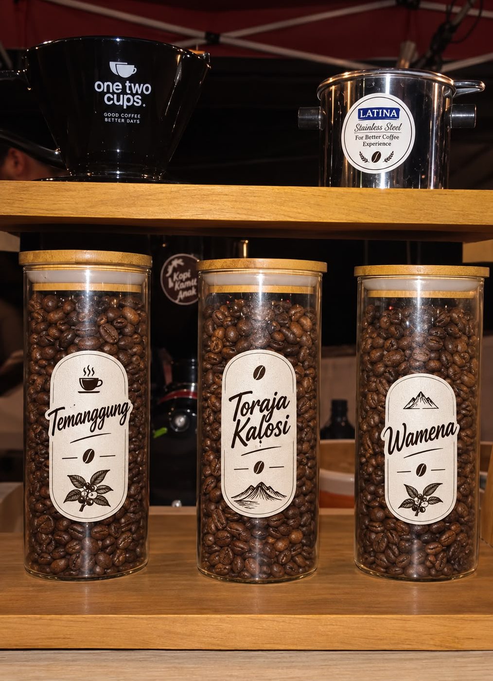 Jual kopi arabika Lampung dan robusta grosir Wavan Coffee, biji sangrai freshly roasted