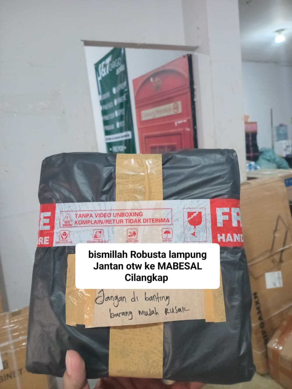 Paket Robusta Lampung Jantan Wavan Coffee dikirim ke Mabesal Cilangkap