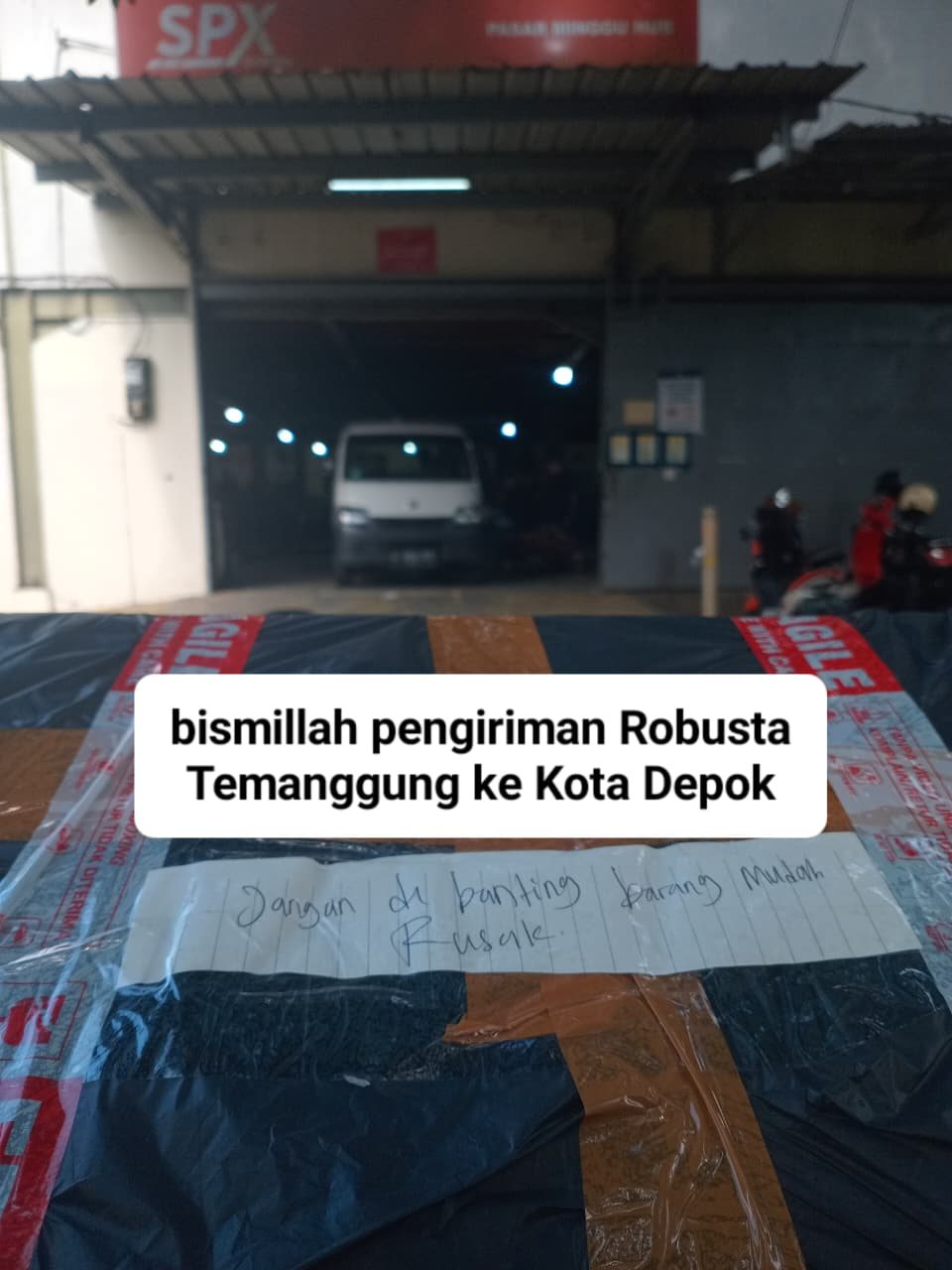 Paket Robusta Lampung Wavan Coffee siap dikirim via SPX ke Depok